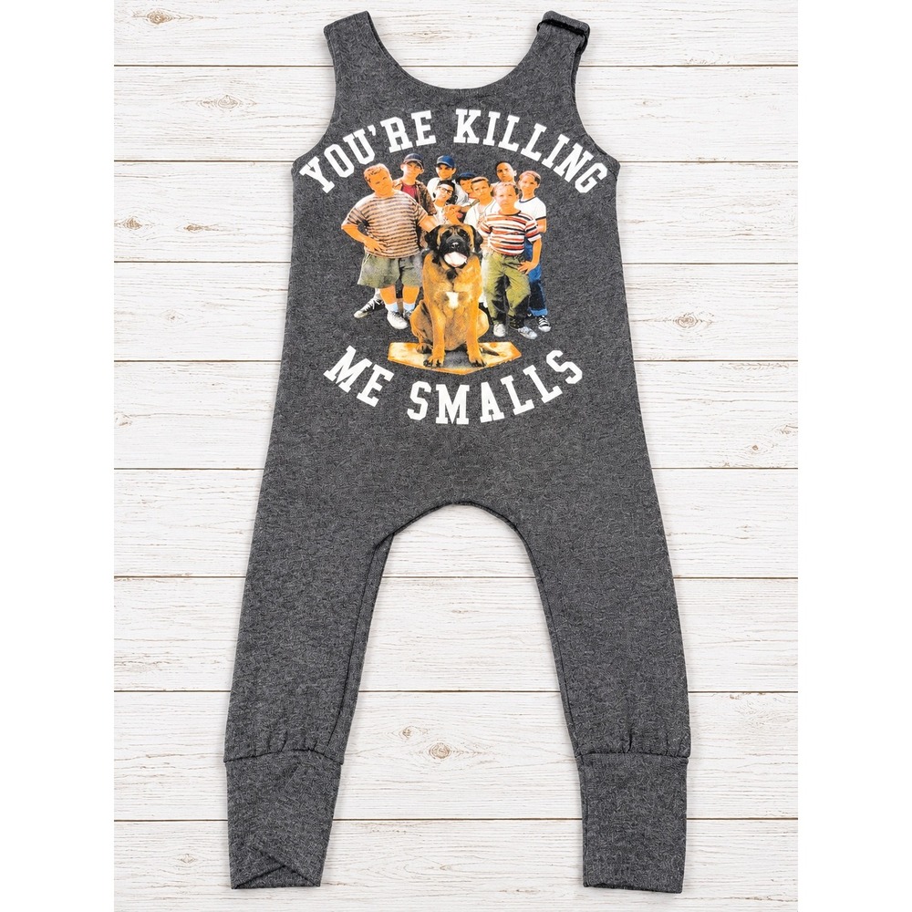 The Sandlot Upcycled Kids Harem Romper You're Killing Me Smalls Handmade OOAK 4T